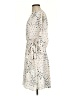 Habitual Animal Print Ivory Cocktail Dress Size XS (0) - photo 5