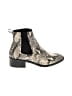 Steve Madden 100% Polyurethane Gray Ivory Ankle Boots Size 7 - photo 1