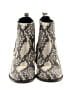 Steve Madden 100% Polyurethane Gray Ivory Ankle Boots Size 7 - photo 2
