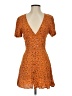 Unbranded Orange Casual Dress Size S (estimated) - photo 1
