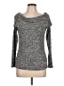 Just Fab Gray Pullover Sweater Size L - photo 1