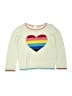 Baby Gap Hearts Ivory Pullover Sweater Size 4T - photo 1