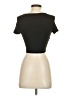 Shein Black Short Sleeve Top Size 2 - photo 2