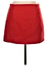 Zara 100% Polyester Solid Red Casual Skirt Size XS - photo 2