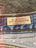 Levi's 100% Cotton Stars Blue Denim Shorts Size 26 waist - photo 3