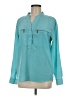 MICHAEL Michael Kors 100% Polyester Teal Long Sleeve Polo Size 8 - photo 1
