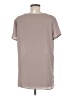 Soprano 100% Polyester Gray Short Sleeve Top Size M - photo 2