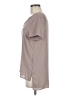 Soprano 100% Polyester Gray Short Sleeve Top Size M - photo 5