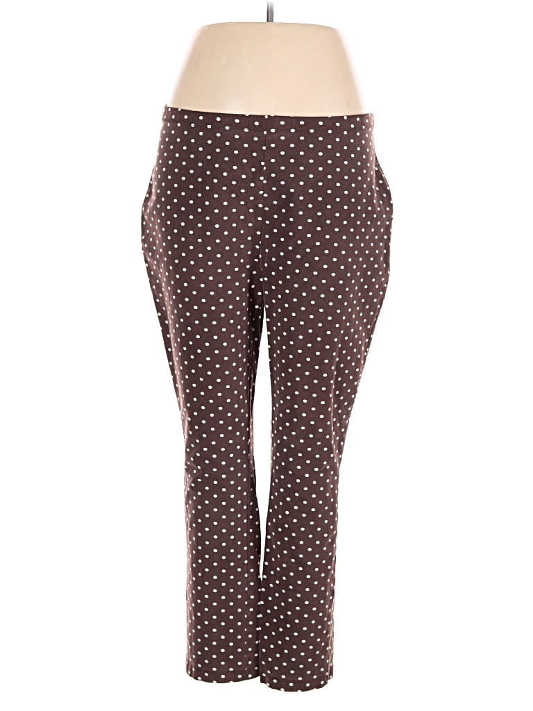 Pre-owned Susan Graver Casual Pants In Brown