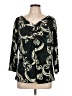 C established 1946 Black 3/4 Sleeve Blouse Size L - photo 1
