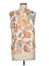 ANTIBES BLANC 100% Polyester Ivory Sleeveless Blouse Size M - photo 1