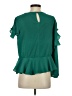 Secret Charm Green 3/4 Sleeve Blouse Size S - photo 2