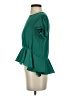 Secret Charm Green 3/4 Sleeve Blouse Size S - photo 5