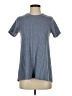 PIPHANY Gray Short Sleeve Top Size XS - photo 1