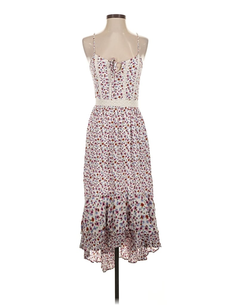 Pre-owned Japna Casual Dress In White