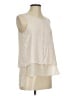 HD in Paris 100% Polyester Ivory Sleeveless Blouse Size 4 - photo 2