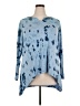 One World Blue 3/4 Sleeve Blouse Size 2X - photo 1