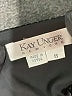 Kay Unger 100% Polyester Black Cocktail Dress Size 8 - photo 3