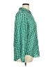 Ann Taylor Houndstooth Green 3/4 Sleeve Blouse Size XL - photo 4