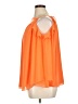 Kaari Blue 100% Polyester Orange Sleeveless Blouse Size XL - photo 5