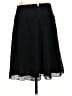 Ann Taylor 100% Polyester Solid Black Formal Skirt Size 2 - photo 2