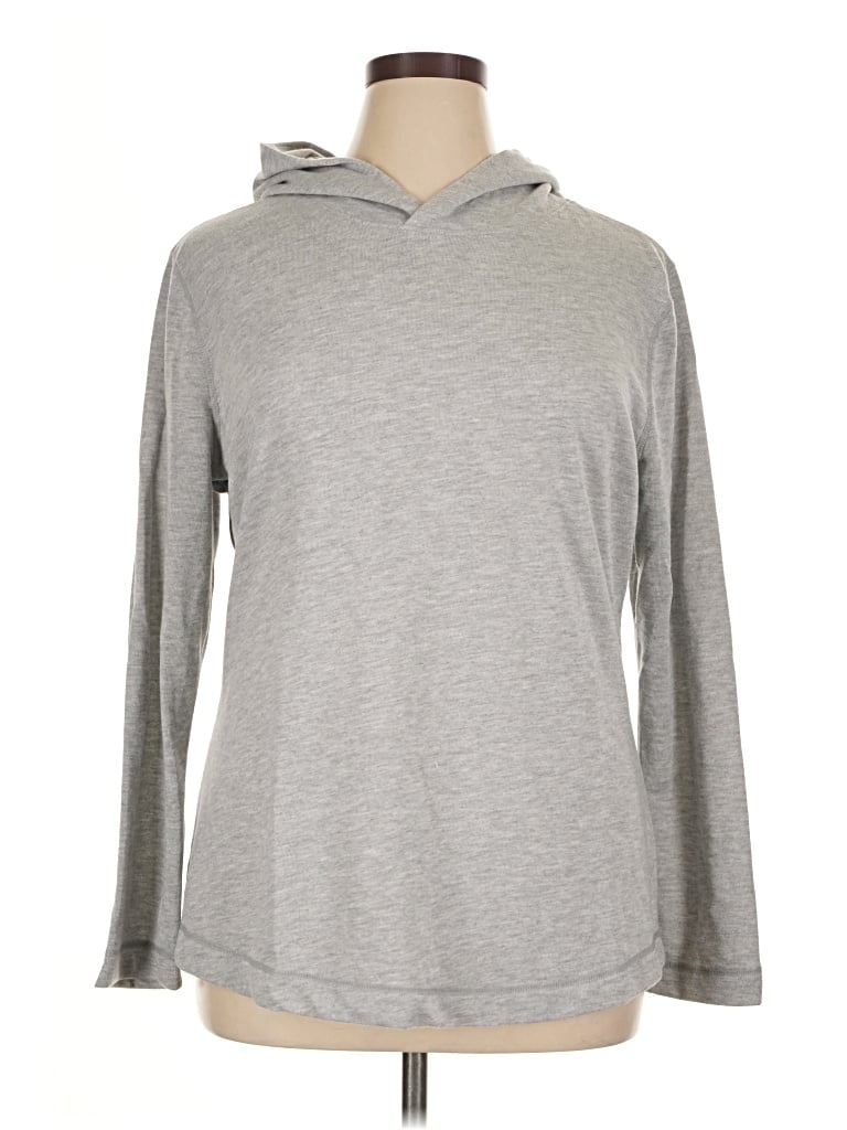 Pre-owned Mono B Pullover Hoodie In Gray