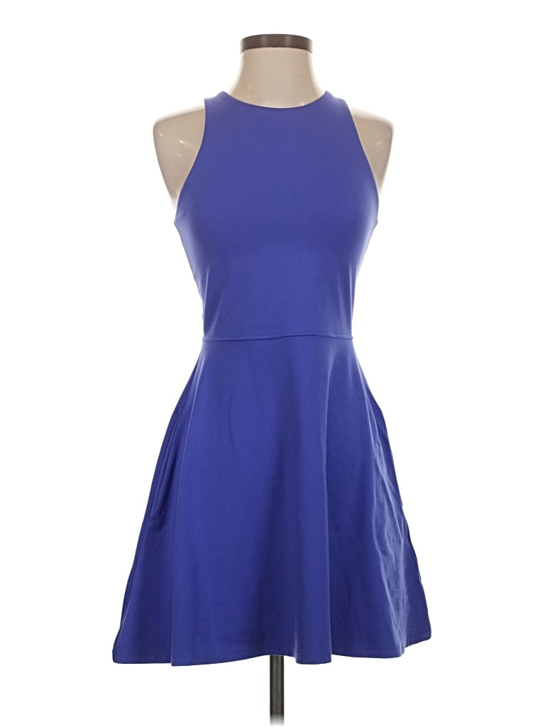 Pre-owned Athleta Cocktail Dress In Blue