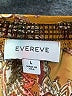 Evereve Paisley Orange Long Sleeve Blouse Size L - photo 7