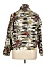 Keren Hart 100% Polyester Print Gold Long Sleeve Blouse Size XL - photo 2