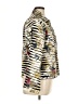 Keren Hart 100% Polyester Print Gold Long Sleeve Blouse Size XL - photo 4
