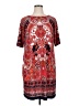 Assorted Brands Paisley Red Casual Dress Size 16W - photo 1