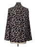 Three Eighty Two Animal Print Black Brown Long Sleeve Blouse Size L - photo 2