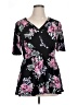 Torrid Black Short Sleeve Blouse Size 1X Plus (1) - photo 1