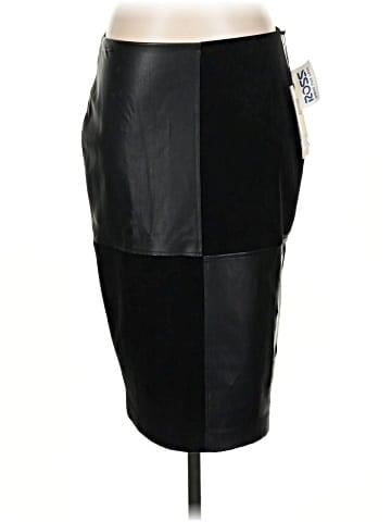 Ivanka Trump Faux Leather Skirt (view 1)