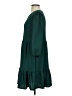 Sandra Darren Solid Green Casual Dress Size S - photo 5