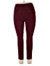 Thrill Solid Burgundy Active Pants Size 2X - photo 2