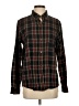 L.L.Bean 100% Cotton Plaid Black Long Sleeve Button-Down Shirt Size S - photo 1