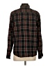 L.L.Bean 100% Cotton Plaid Black Long Sleeve Button-Down Shirt Size S - photo 2