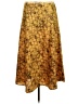 Current Air Print Gold Casual Skirt Size XS - photo 1
