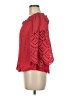 1.State 100% Rayon Red Orange 3/4 Sleeve Blouse Size M - photo 5