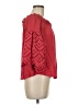 1.State 100% Rayon Red Orange 3/4 Sleeve Blouse Size M - photo 4