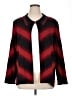 MING WANG 100% Acrylic Red Cardigan Size 1X - photo 1