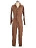 Mate Solid Brown Tan Jumpsuit Size S - photo 1