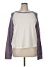 Sakurafina Color Block Purple Pullover Sweater Size 1X - photo 1