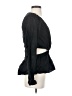 Something Navy Black Long Sleeve Blouse Size S - photo 4