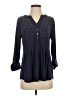 Juniper + Lime Blue Long Sleeve Henley Size S - photo 1