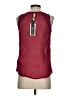 Stradivarius Burgundy Sleeveless Blouse Size S - photo 2
