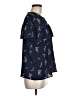 Juicy Couture 100% Polyester Blue Short Sleeve Blouse Size M - photo 4