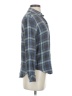 Rails 100% Rayon Plaid Blue Long Sleeve Button-Down Shirt Size XS - photo 4