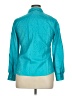 Foxcroft 100% Cotton Polka Dots Teal Blue Long Sleeve Blouse Size 14 (petite) - photo 2